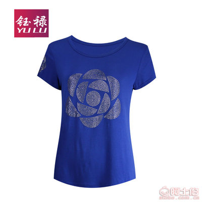 鈺祿夏裝 時尚與舒適并存的貼鉆打底衫，引領(lǐng)女裝批發(fā)新潮流